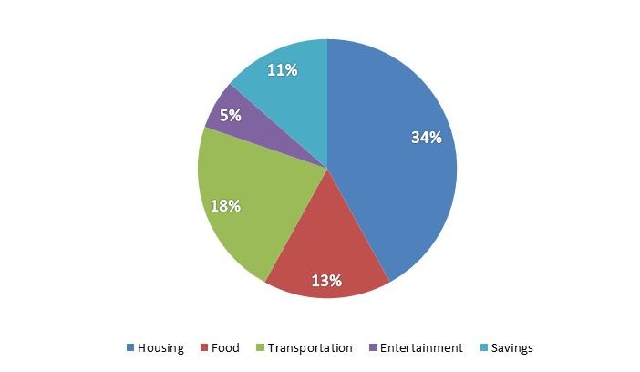 typical household budget