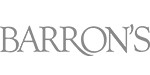 Image of Barron's logo for Quotacy's press page.