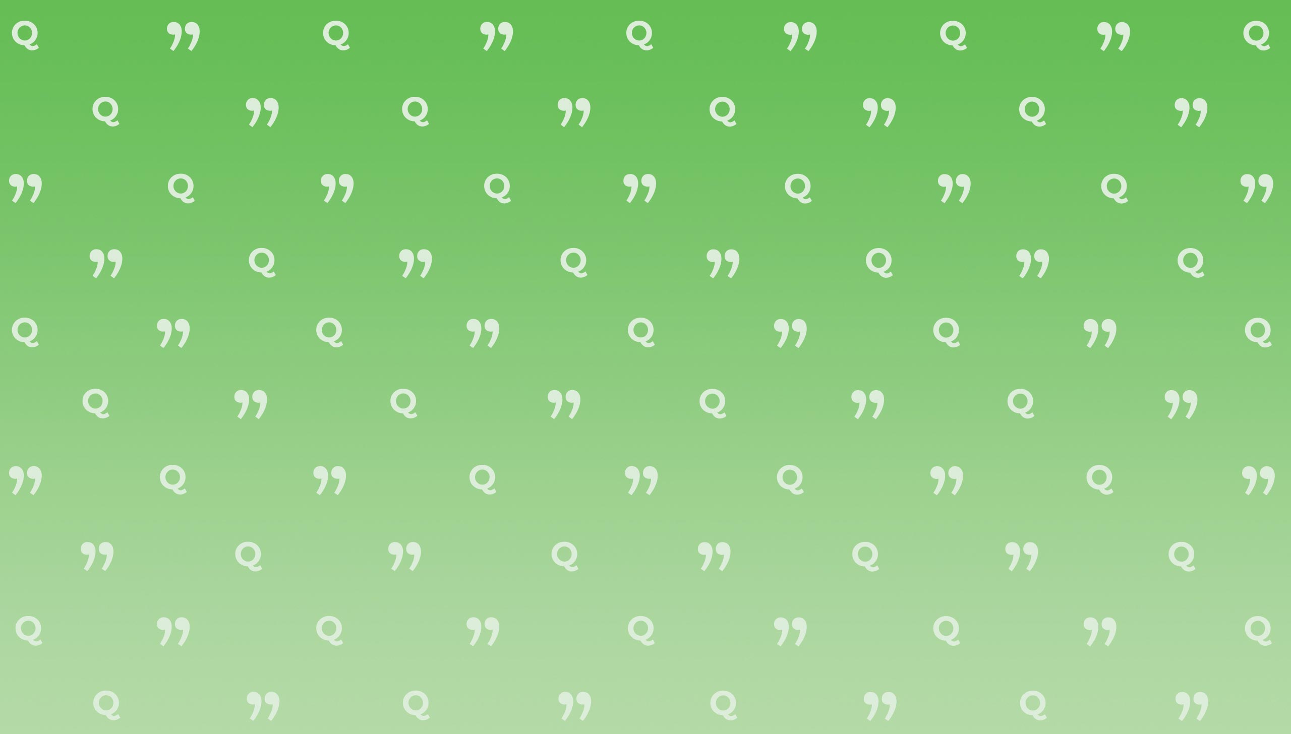 quotacy home banner green quote pattern