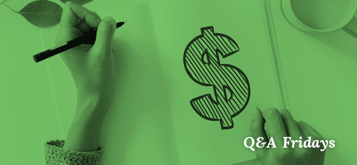 Image of a person sketching a dollar symbol for the Quotacy blog: How Is the Life Insurance Death Benefit Paid if a Beneficiary Is Deceased? | Q&A Fridays.