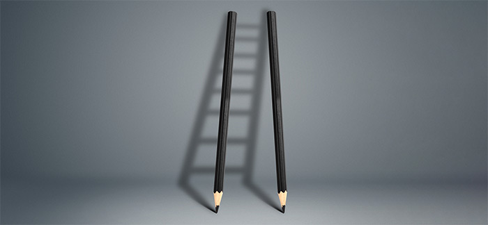 pencils forming ladder for Quotacy blog Insider Tips for Affordable Life Insurance