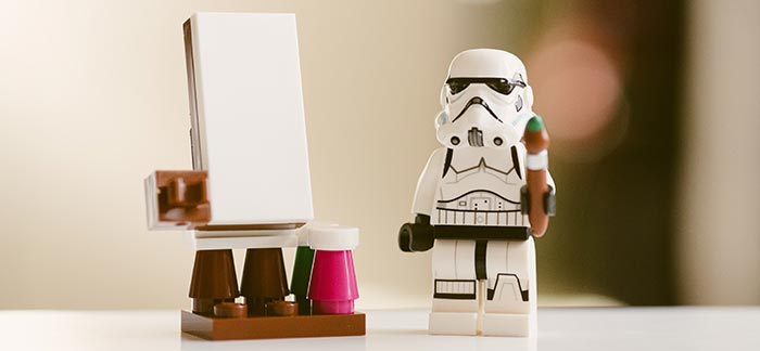 lego stormtrooper painting for Quotacy blog Finding the Right Hobby for You