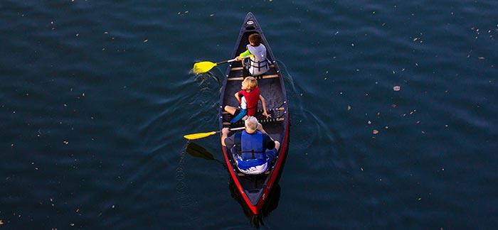 grandchildren canoeing for Quotacy blog buying life insurance on grandchildren