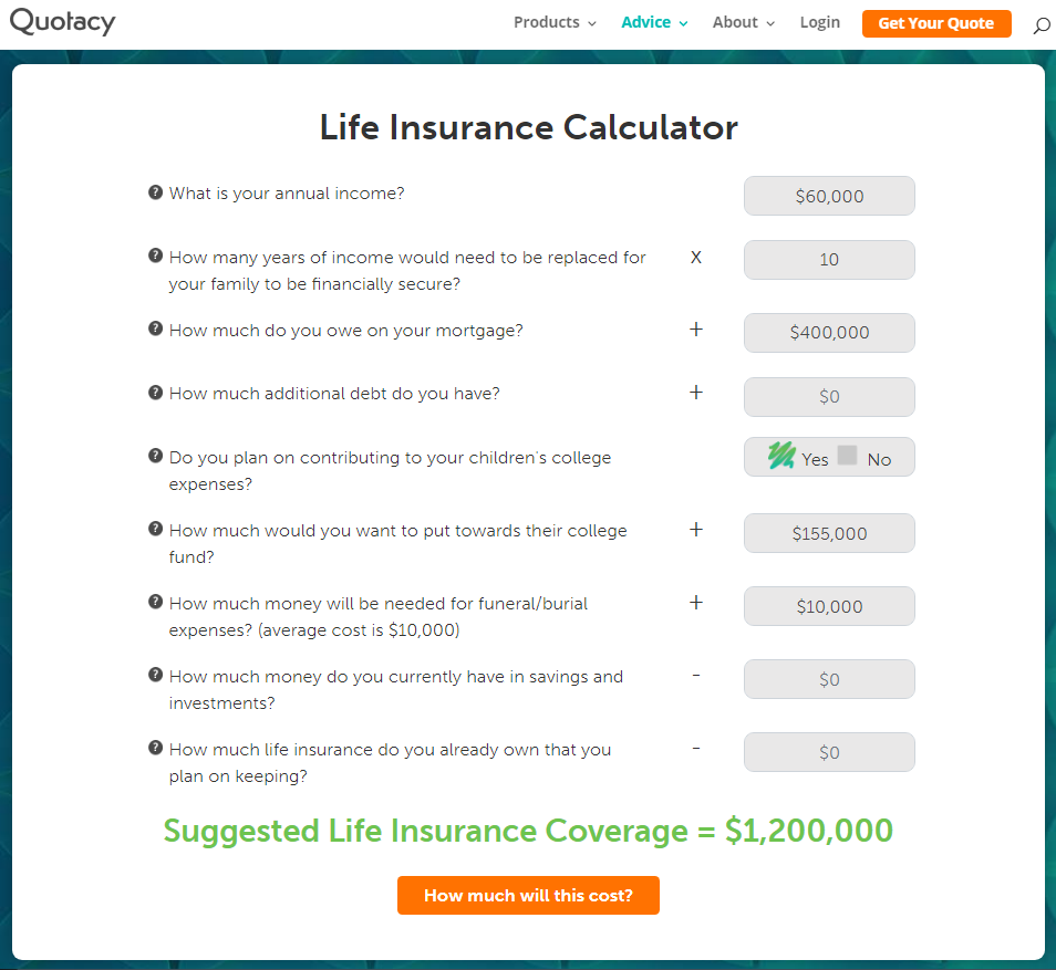 How Much Life Insurance Do I Need Term Life Quotacy