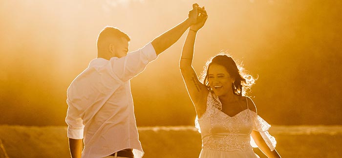 newlyweds dancing for Quotacy blog Why Life Insurance Is Important When You Remarry