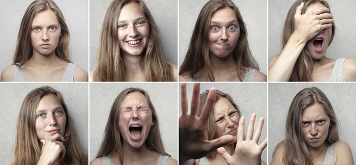 different facial expressions for Quotacy blog Understanding the Employer Personality Assessments