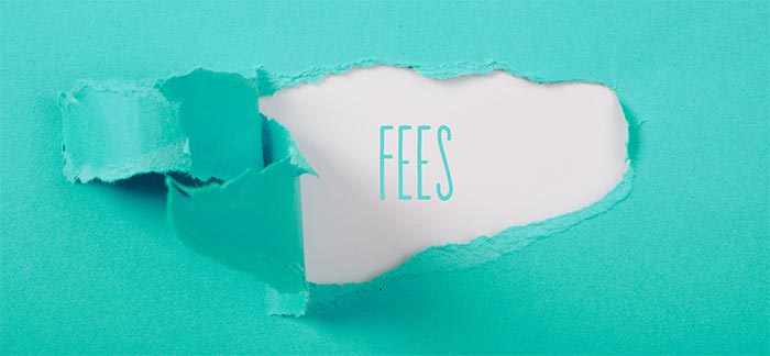 paper ripping open to reveal word fees for Quotacy quick q blog about hidden fees