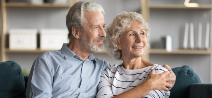 retired couple for Quotacy blog what is a life insurance graded death benefit